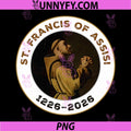 St. Francis of Assisi PNG, 1226–2026 Gift Item PNG 