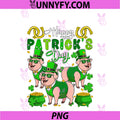 St. Patrick's Day PNG, Pigs Shamrocks Coins Irish Farmer PNG