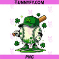 St Patricks Day Ice Cream PNG, Baseball Drip PNG