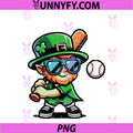 St Patricks Day PNG, Leprechaun Baseball Saint Paddys PNG