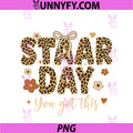 Staar Day You Got This PNG, Teacher Student Testing Bow Leopard PNG