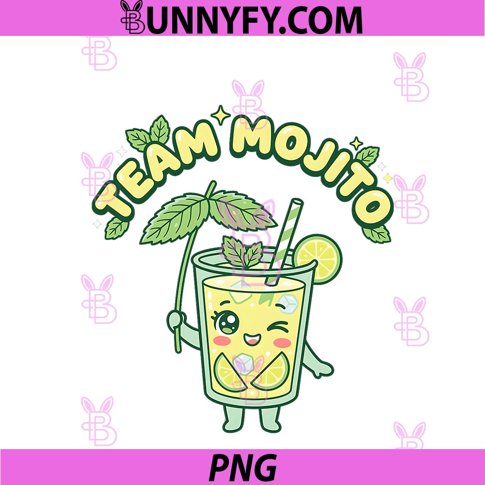 Stag Party Team Mojito PNG, Cocktail for Bartender PNG