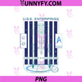 Star Trek The Original Series U.S.S. PNG, Enterprise Neon Art PNG