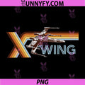 Star Wars PNG, A New Hope X-Wing Fighter Retro PNG