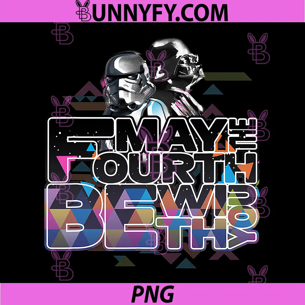 Star Wars PNG, Classic May The Fourth Be With You Vader Trooper PNG