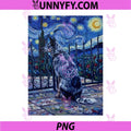 Starry Blue Heeler PNG, Fun Dog PNG