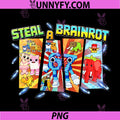 Steal A Brainrot PNG, Funny 67 Six Seven Meme PNG