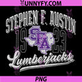 Stephen F. Austin State Lumberjacks PNG, Vintage Script PNG