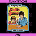 Steven Rhodes Lets Play the Knife Game PNG, Retro Dark Humor PNG