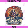 Still Rocking Since 1776 PNG, Patriotic Eagle Guitar 4th Of July PNG