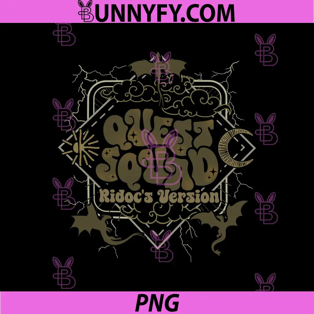 Quest Squad Dark Storm Badge PNG, Ridoc’s Version Dragon Art PNG