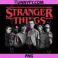 Stranger Things PNG, Eleven and Friends Cast Poster PNG
