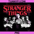 Stranger Things PNG, Eleven with Friends Portrait PNG 