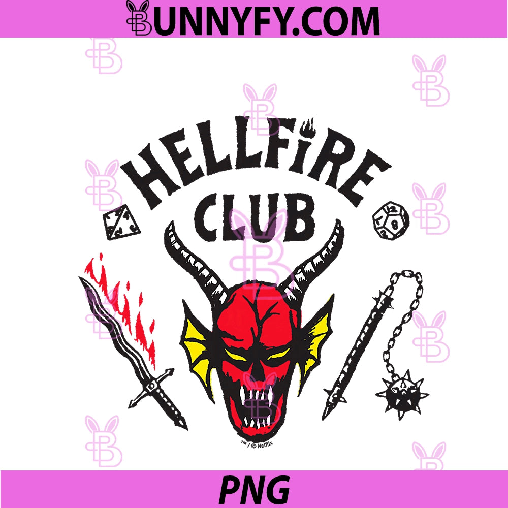 Stranger Things Hellfire Club PNG, Officially Licensed PNG