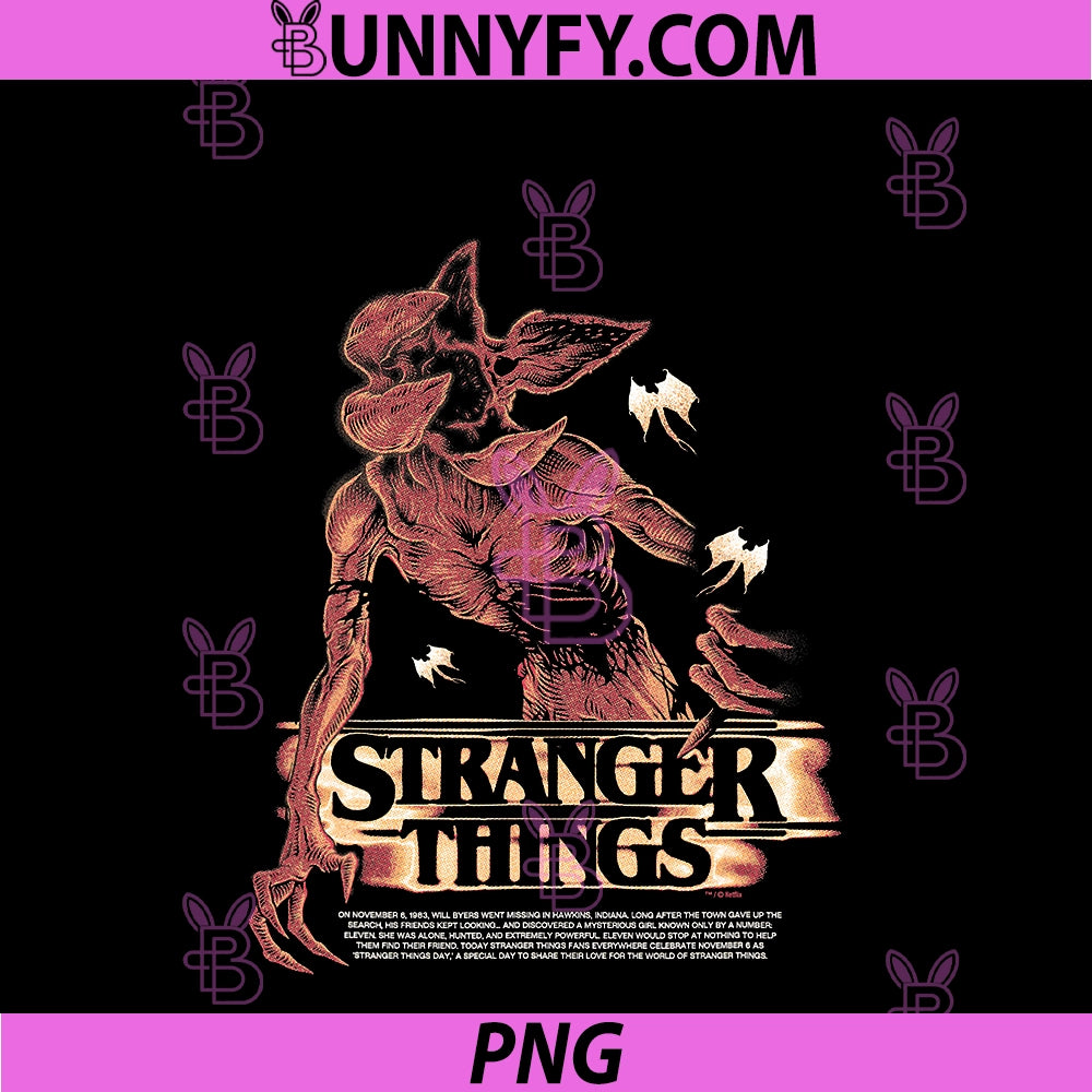 Stranger Things PNG, Demogorgon Officially Licensed PNG