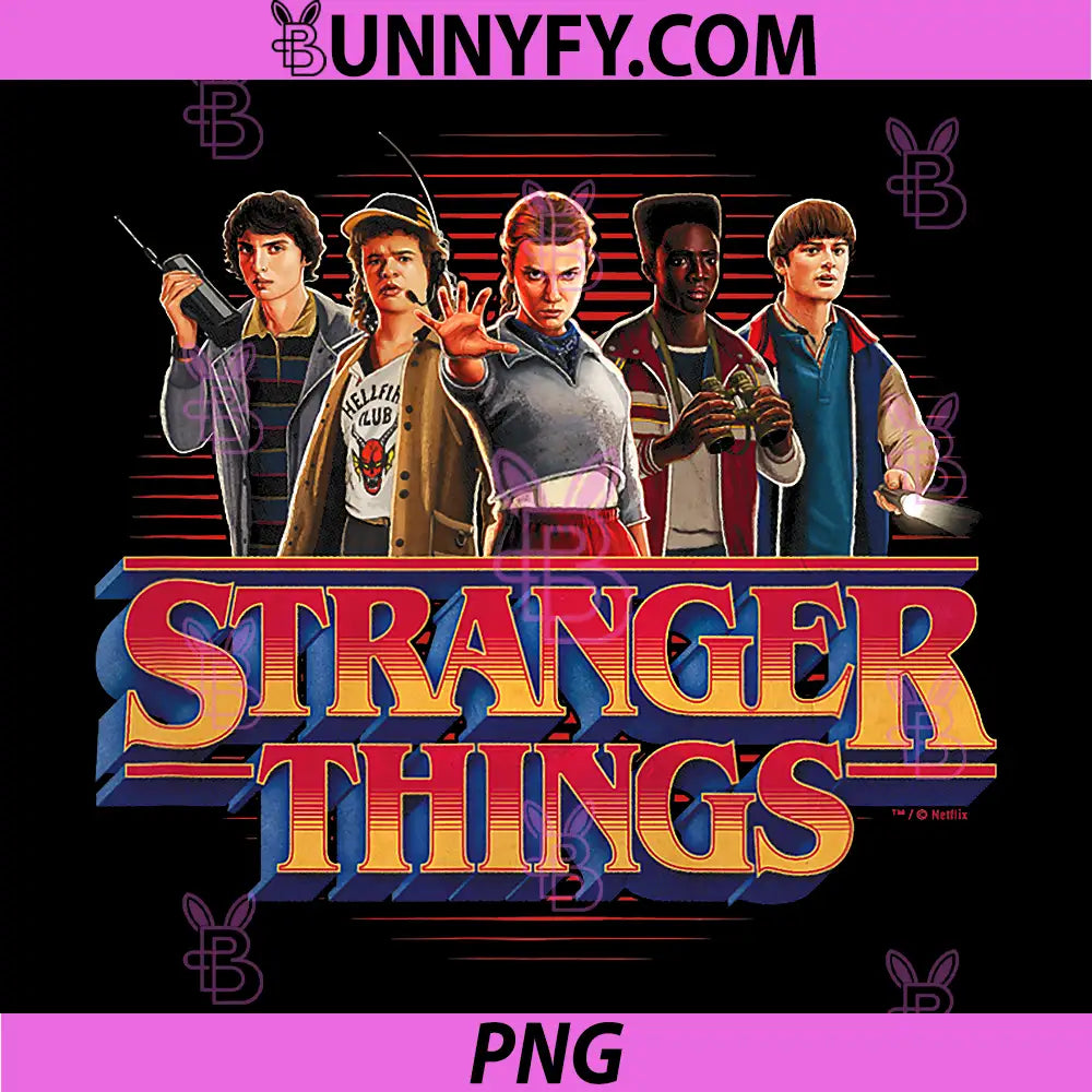 Stranger Things S5 PNG, V1 Cult Classics Character PNG 