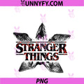 Stranger Things Season 5 Demogorgon Face Retro PNG, Logo PNG
