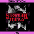 Stranger Things PNG, Will Byers Series Scenes in Black and White PNG