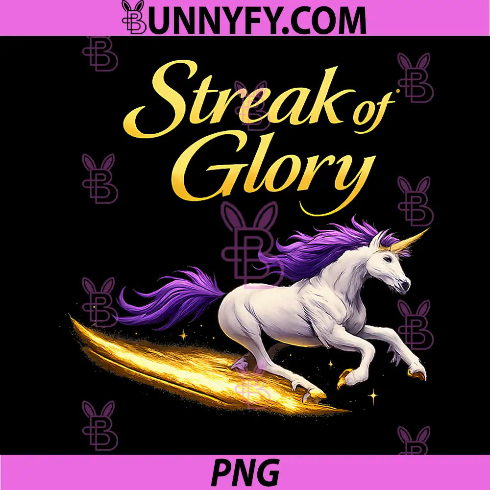 Streak of Glory PNG, Unicorn Wrangler Equestrian Design PNG