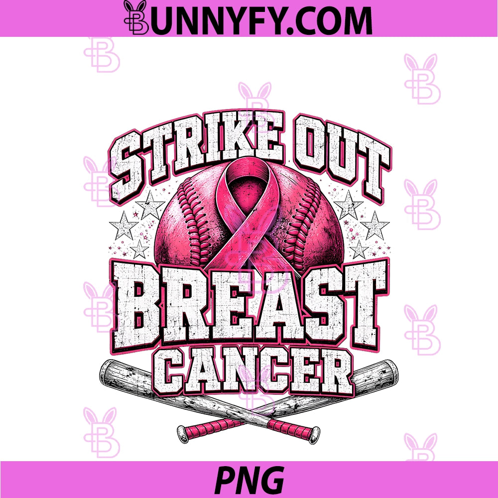 Strike Out Breast Cancer PNG, Warrior Baseball PNG