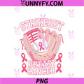 Strike Out PNG, Cancer Breast Cancer Awareness Baseball Warrior PNG