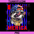 Striped 4th of July Raccoon PNG, Patriotic Merica Red White Blue PNG