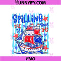 Striped Funny 4th Of July Cute PNG, Spilling The Tea Since 1773 PNG