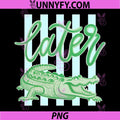 Stripes Everyday Later Gator PNG, Alligator Funny Summer Student PNG