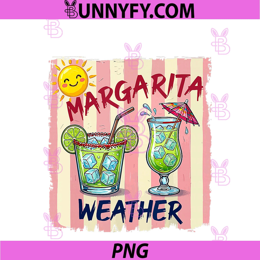 Summer Margarita Weather PNG, Trendy Preppy Summer PNG