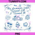 Summer USA Turned 250 PNG, I Turned 30 1776-1996-2026 30th Bday PNG