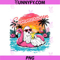 Summerween Funny Ghost Summer PNG, Halloween Vacation PNG
