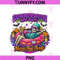 Summerween Nurse PNG, Skeleton Spooky Summer PNG