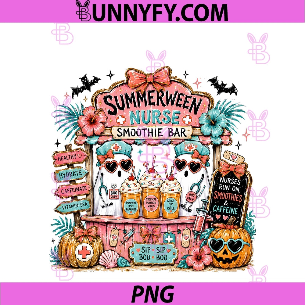 Summerween Nurse Smoothie Bar Nursing RN PNG, LPN CNA HHA NP PNG