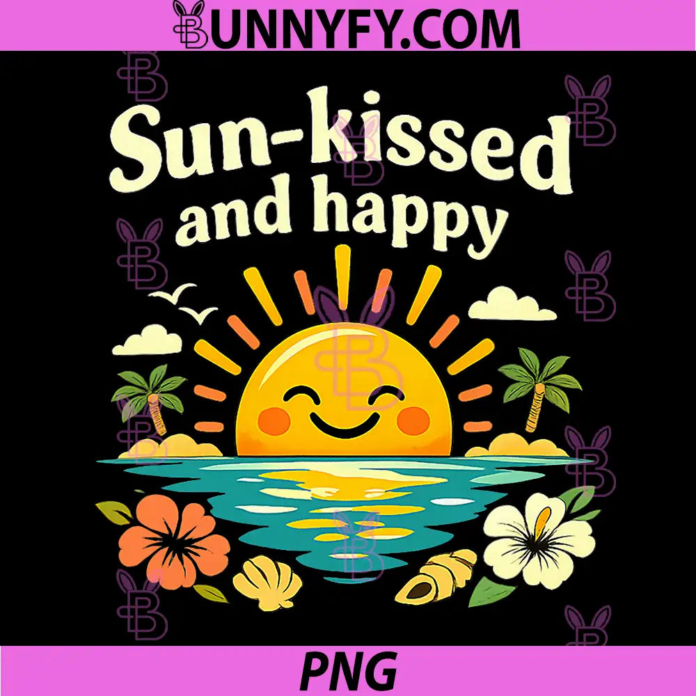 Sun-Kissed and Happy PNG, Permanent Vacation Party Sun PNG