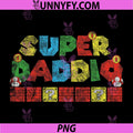 Super Daddio PNG, Retro Gamer Dad Style PNG