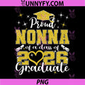Super Proud Nonna of 2026 PNG, Graduate Senior Graduation Family PNG