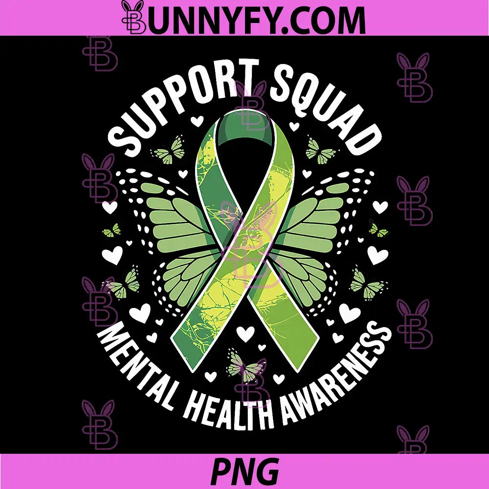 Support Squad Mental PNG, Health Awareness Team PNG