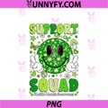 Support Squad PNG, Mental Health Matters Awareness Green Ribbon PNG