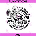 Surviving Fatherhood One Beer At A Time SVG, Father's Day SVG