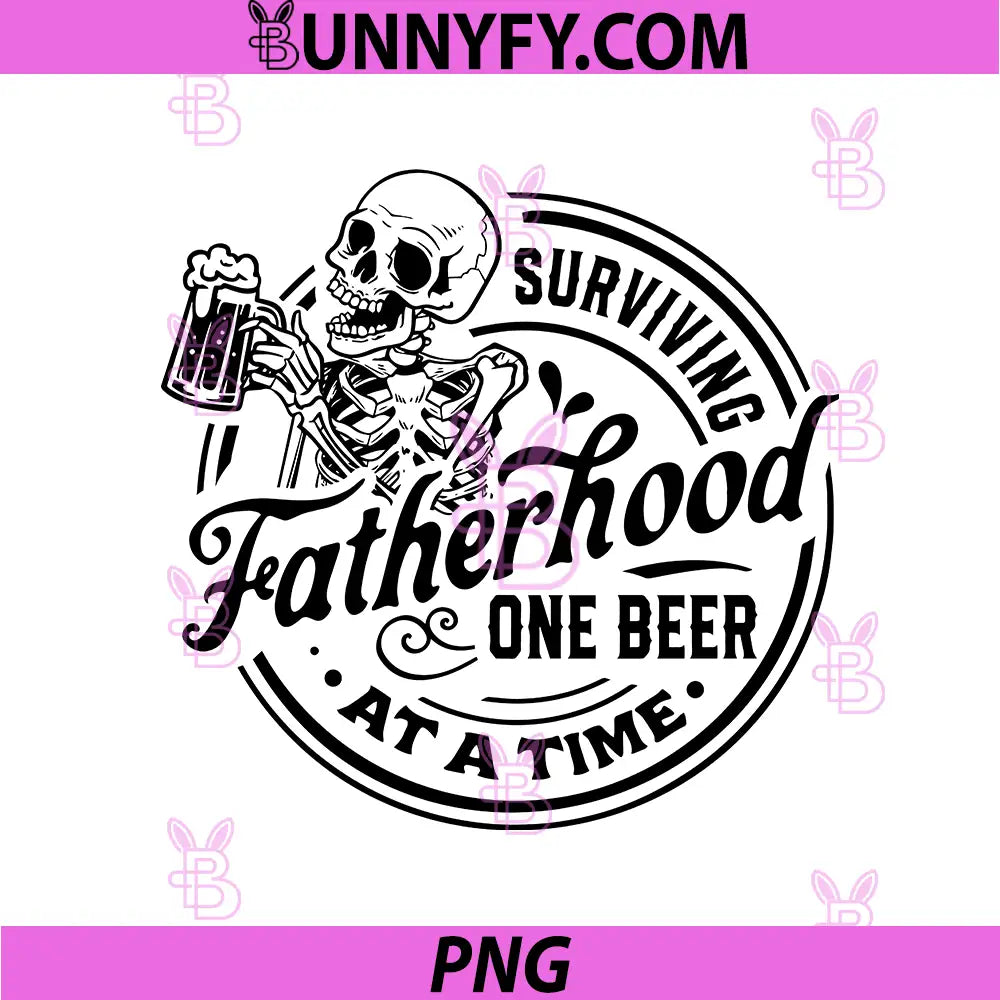 Surviving Fatherhood One Beer At A Time SVG, Father's Day SVG
