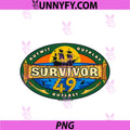 Survivor Season 49 Logo PNG, Officially Licensed PNG