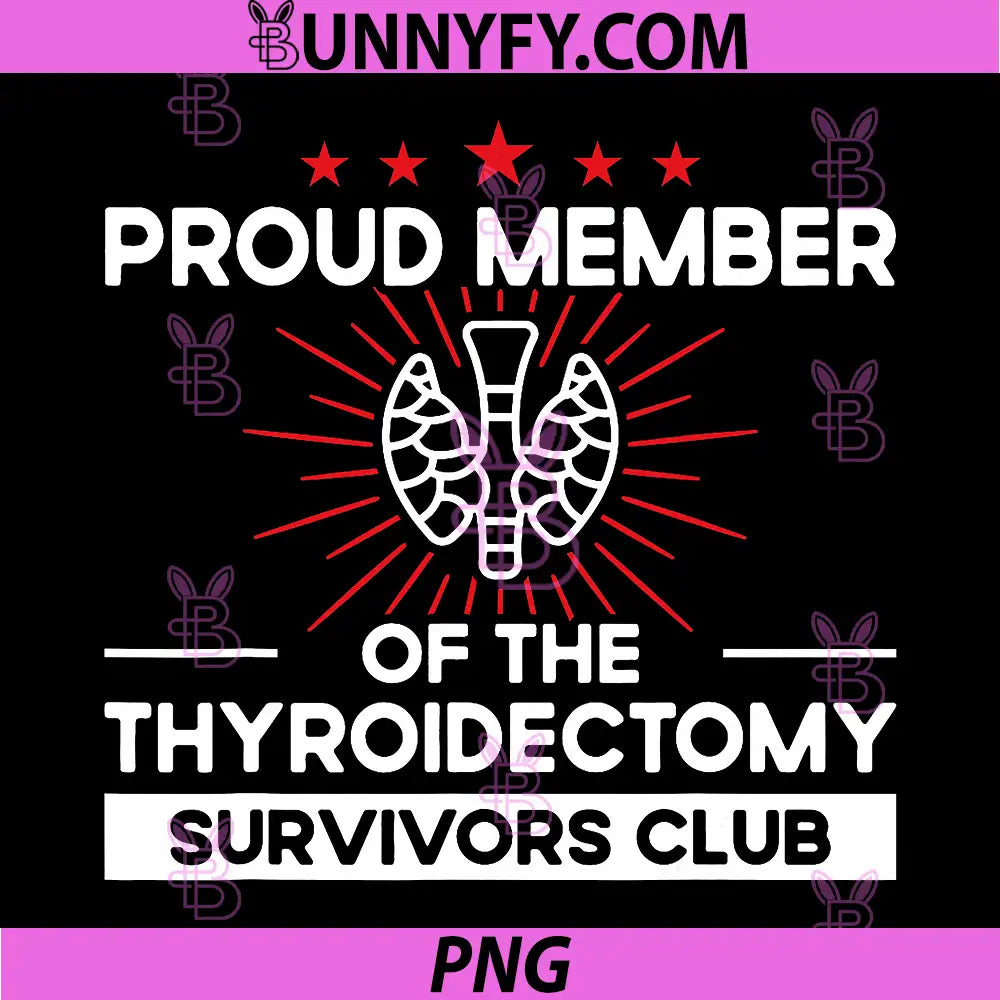 Survivors Club PNG, Thyroid Cancer Thyroidectomy Surgery PNG