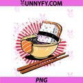 Sushi PNG, Funny Japanese Sushi PNG
