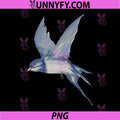 Swallow Bird Watercolor Design PNG