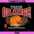 Syracuse Orange Basketball PNG, Bite Black Officially Licensed PNG