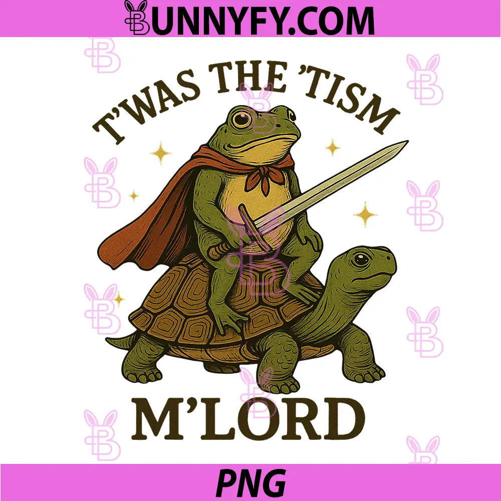 TWAS The Tism M Lord PNG, Funny Hero Vintage Frog Graphic PNG
