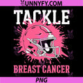 Tackle Breast Cancer PNG, American Football October PNG