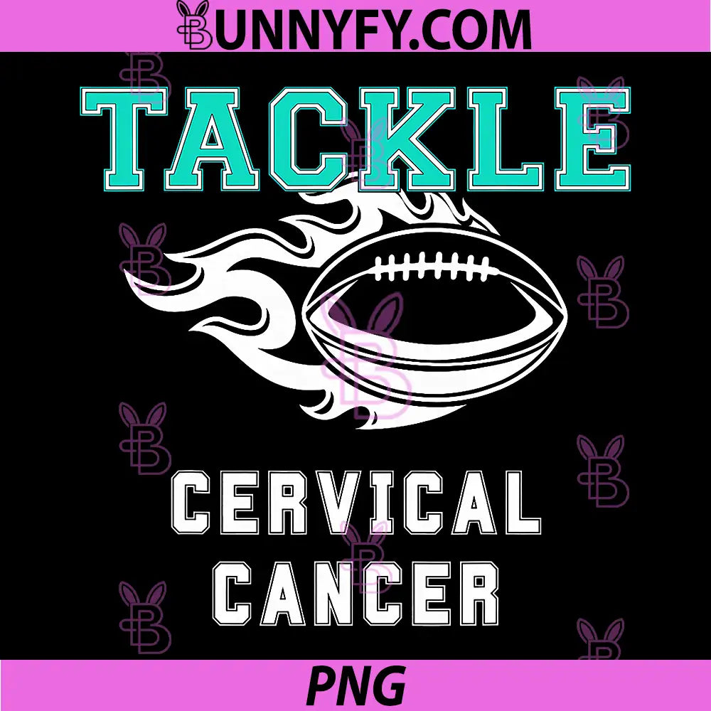 Tackle Cervical Cancer PNG, Awareness Football PNG