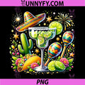 Taco Party Fiesta PNG, Sombrero Margarita Fun PNG