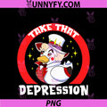 Take That Depression PNG, Funny Rubber Duck PNG